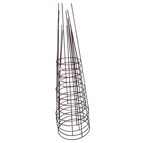 Glamos Wire Products Glamos Wire Products 245095 42 in. Heavy Duty Blazin Gemz Ruby Red Plant Support - Pack of 5 245095
